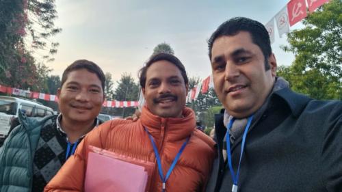 माओवादी केन्द्रका युवा नेता कमरेड अनिल संग 