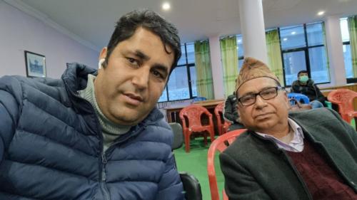 गल्कोट नगर प्रमुख सहितको एक कार्यक्रमः स्थान बाग्लुंग बजार 